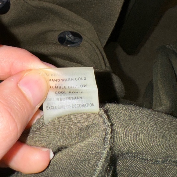 41 Hawthorn Forest Green Button Up Blazer Jacket Women’s Size Large - Picture 5 of 5